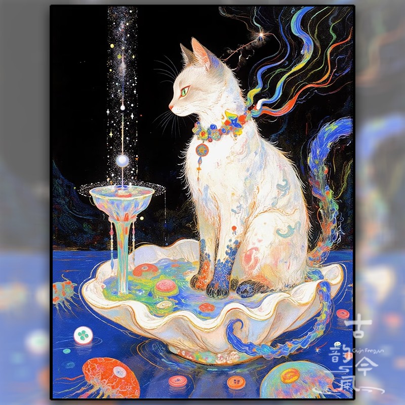 【七彩猫咪】高端十字绣满绣2025新款动物系列刺绣钻石画手工diy