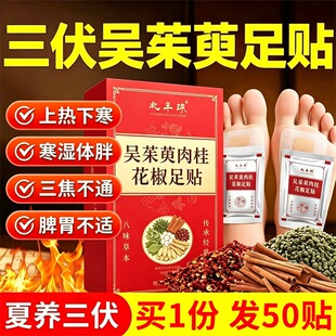 三伏天吴茱萸肉桂足贴引火归元花椒湿气涌泉贴排汗正品官方旗舰店
