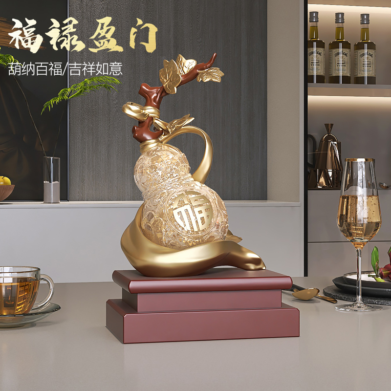 高级感满满的福禄双全葫芦摆件