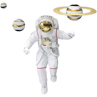 宇航员客厅电视背景墙面装饰挂件北欧儿童房间挂饰太空人卧室壁饰