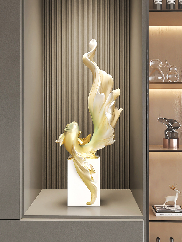 采购产品每年都有鱼，锦鲤，客厅酒柜装饰，轻型豪华电视柜，办公