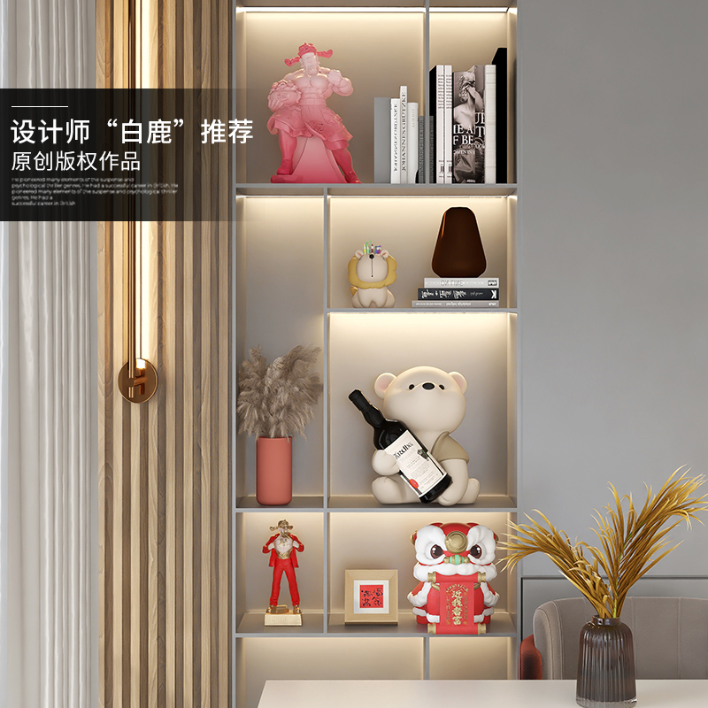 韵灿国潮财神爷摆件套装