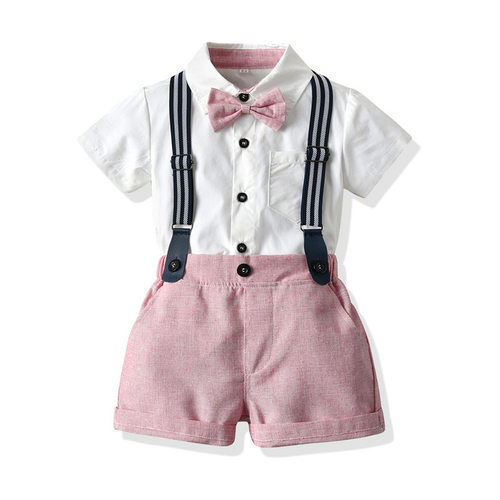 欧美夏季新品夏季演出服领结套装