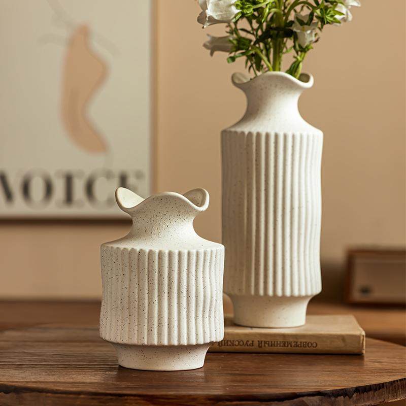 素烧陶瓷花瓶摆件客厅插花装饰品高级感轻奢风家居高颜值花瓶摆件,家居饰品,花瓶,淘宝优惠券,粉丝福利购,淘宝优惠卷