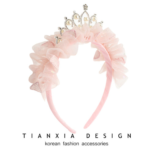 其他韩版女皇冠发箍不伤发