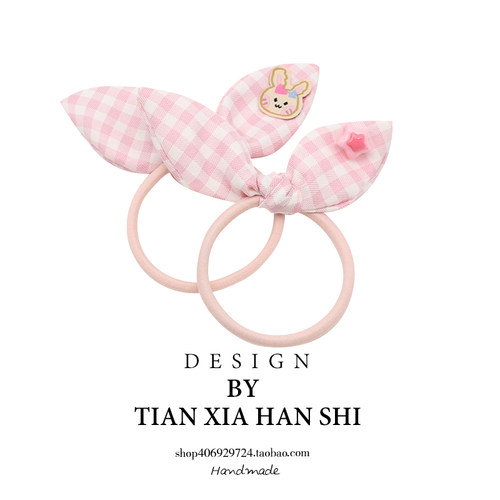其他韩版女兔耳朵发圈