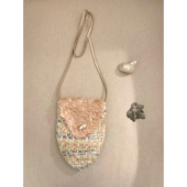 方一维 色蕴粗花尼手工斜挎小包