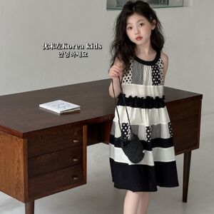 女童连衣裙2026新款童装夏季儿童裙子女孩洋气背心裙无袖公主裙潮