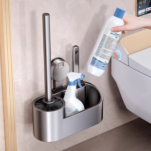 吸盘马桶刷壁挂浴室家用无死角厕所卫生间免打孔清洁刷子洁厕神器