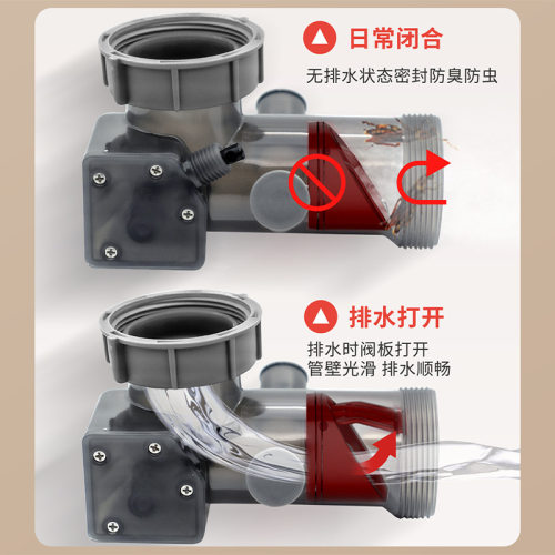 适配九牧 洗菜槽下水管防返臭厨房下水器配件排水管全套单槽台控