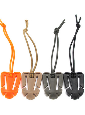 带弹力绳挂扣三角绑扣MOLLE系统织带整理固定扣卷线夹收纳织带夹