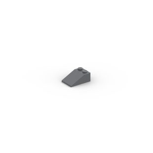 Gray 零件屋瓦 Bluish LEGO乐高正品 Dark 度数 2X3 4211106