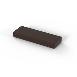 零件平瓦 6167928 LEGO乐高正品 1X3 Brown 63864 Dark