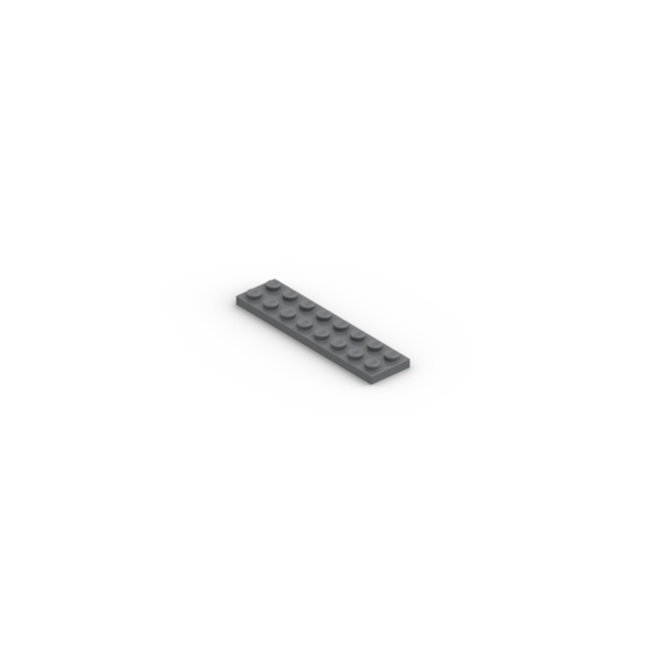 LEGO乐高正品零件板 2X8  4210997 Dark Bluish Gray