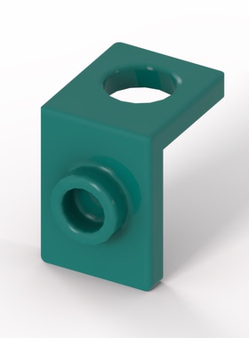 LEGO乐高正品零件小人仔背板含旋钮 6372264/28974Dark Turquoise