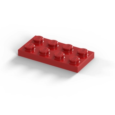 LEGO乐高正品零件板 2X4  302021/3020   Red