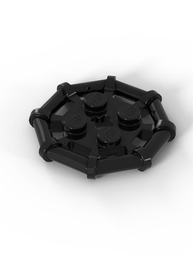 LEGO乐高正品零件抛物环  6018805/75937 Black