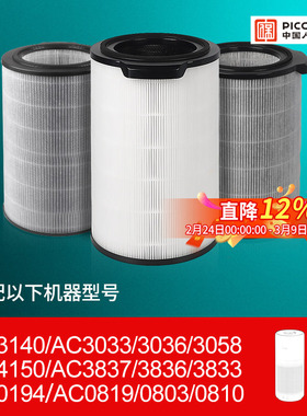 适配飞利浦空气净化器滤芯FY3140 FY4150过滤网AC3036 3058 1736