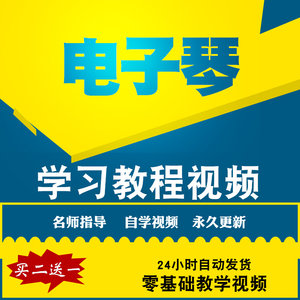 电子琴教学视频教程零基础初学入门自学电子琴