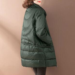 JOYIASS服外套女冬季2025新款时尚气质中长款衣休闲加厚保暖袄上