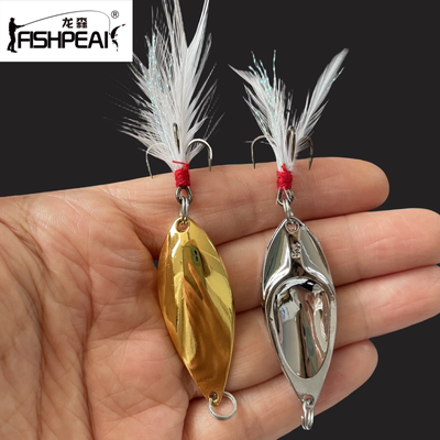 FISHPEAK路亚饵蝮蛇亮片假饵远投金属饵淡水海水通用翘嘴红尾鲈鱼