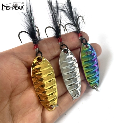 FISHPEAK平振路亚饵亮片6066钩