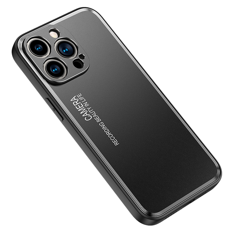 iPhone13金属磨砂手机壳防指纹
