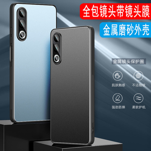 适用于OPPO K12plus手机壳金属磨砂壳oppok12外壳男款PKS110保护套一体全包镜头膜软壳硅胶壳商务防摔防指纹