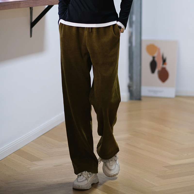 高腰休闲那禾常规休闲裤