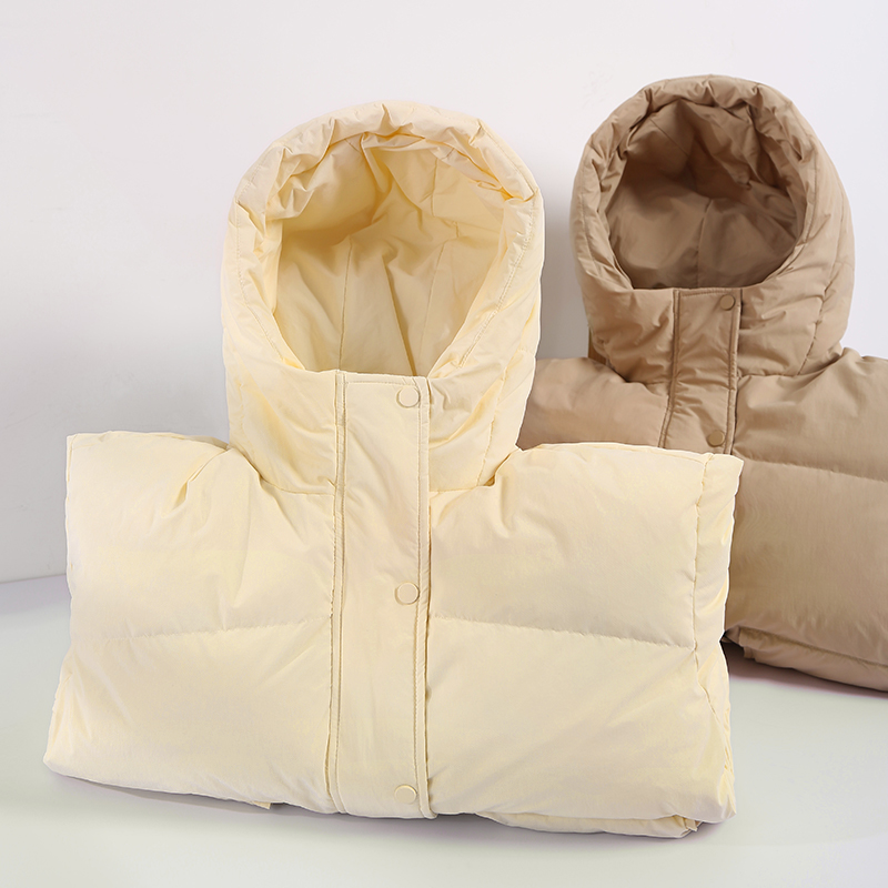 羽绒服短款那禾通勤连帽