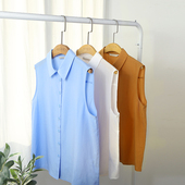 领内搭打底衫 衬衫 女NT41BQ0253 无袖 那禾新款
