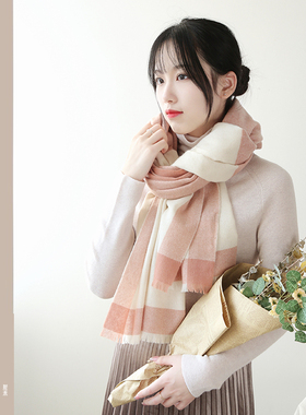 那禾秋冬新款山羊绒围巾 NP84JA8118
