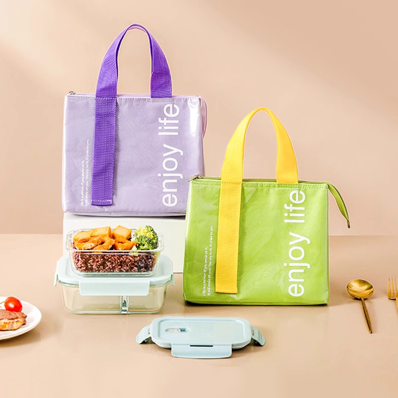 韩式饭盒袋手提包上班族带饭防水防油保温袋加厚饭兜大容量便当袋