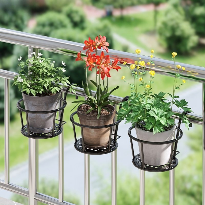栏杆多肉绿萝花架子室内置物架阳台花架家用铁艺悬挂式花盆挂架,鲜花速递/花卉仿真/绿植园艺,花架,淘宝优惠券,粉丝福利购,淘宝优惠卷