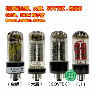 274B 俄羅斯JJ大盾GZ34電子管整流管金獅5AR4 5Z4P 5Y3 5U4G膽管