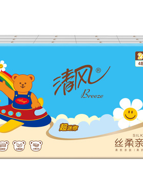 清風wiggle聯名絲柔系列4層6張*24包一提迷你可攜式紙手帕B67JJI