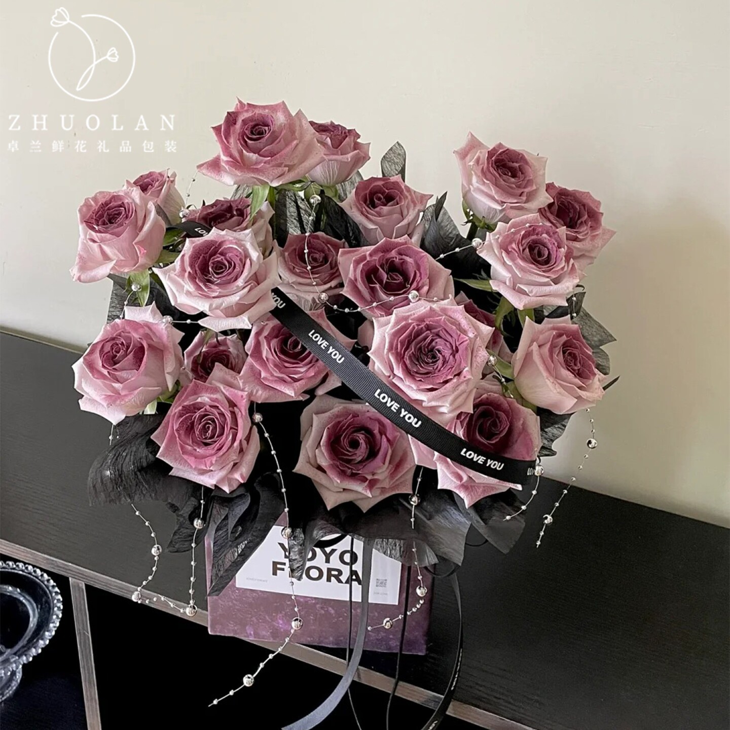 乌梅子酱抱抱桶套二花束包装插花空盒方盒花店包花diy鲜花包装盒