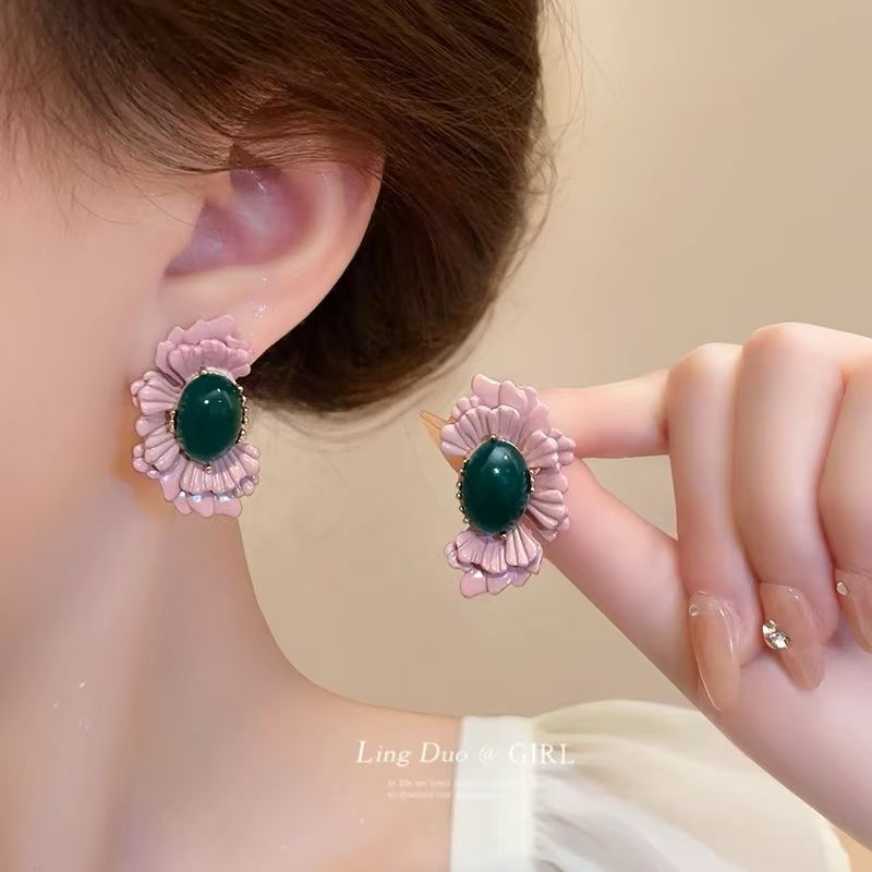 新中式复古宫廷风中古耳环