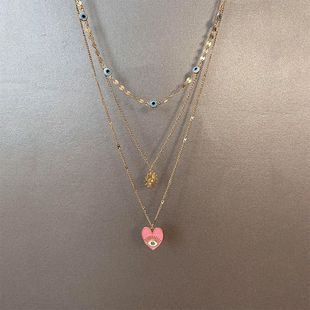 vintage古著 Eye 爱心恶魔之眼三条 Devil