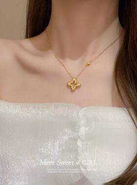 2025新款精致中古锁骨链