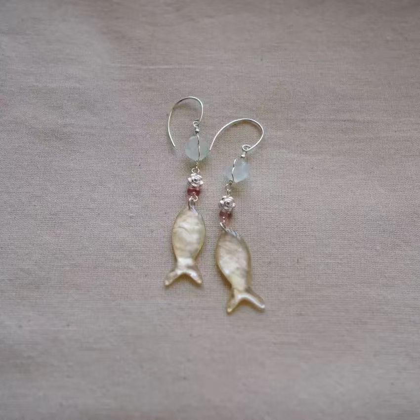 原创设计复古百搭仙气耳饰