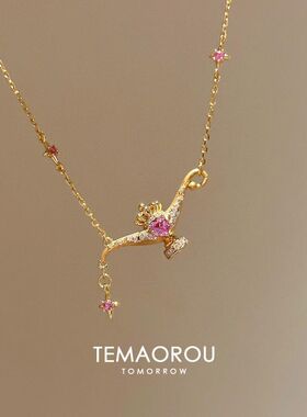 许愿灯项链女轻奢小众ins气质高级吊坠百搭锁骨链送女友节日礼物