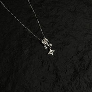 Vintage 古著【WhiteStar】项链