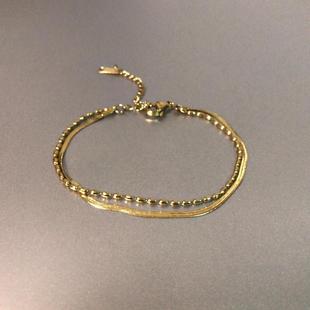 Vintage 古着 | Golden - Ear Soft Bracelet 金穗柔环不掉色手链