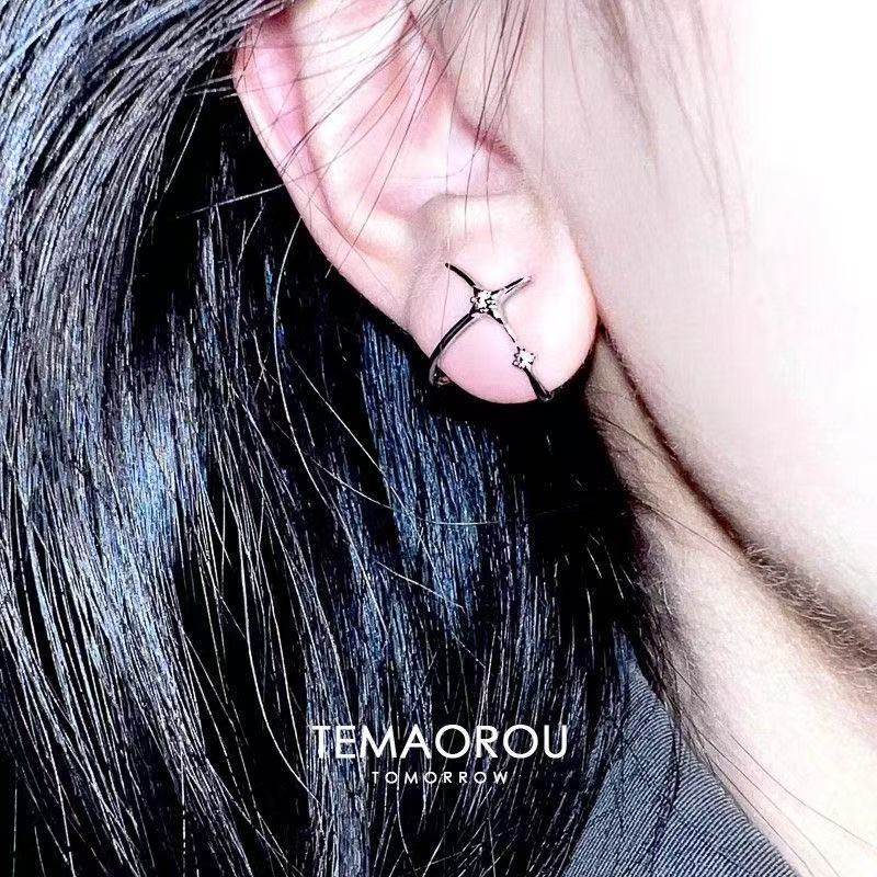 3个孔位小众独特养耳洞耳饰