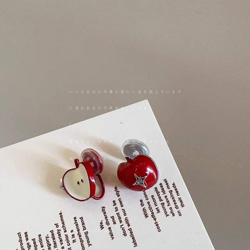 甜酷可爱气质无耳洞耳环