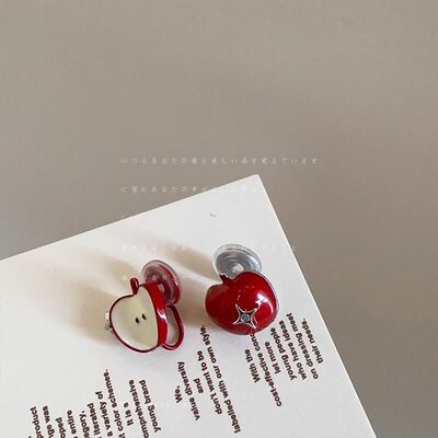 甜酷可爱气质无耳洞耳环