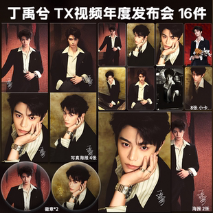 丁禹兮腾讯视频发布会周边小卡照片海报吧唧自印礼物明星应援全套