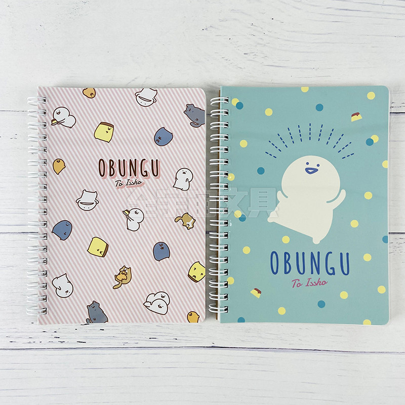 日本sunstar文具酱obungu便签线圈本记事本笔记本