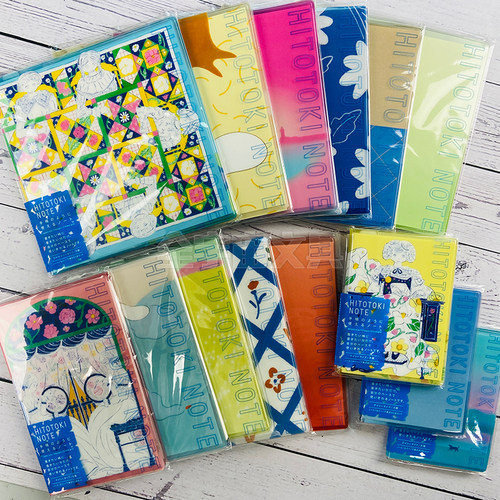 【10%off】日本锦宫HITOTOKI NOTE透明封面自填易撕手帐笔记本